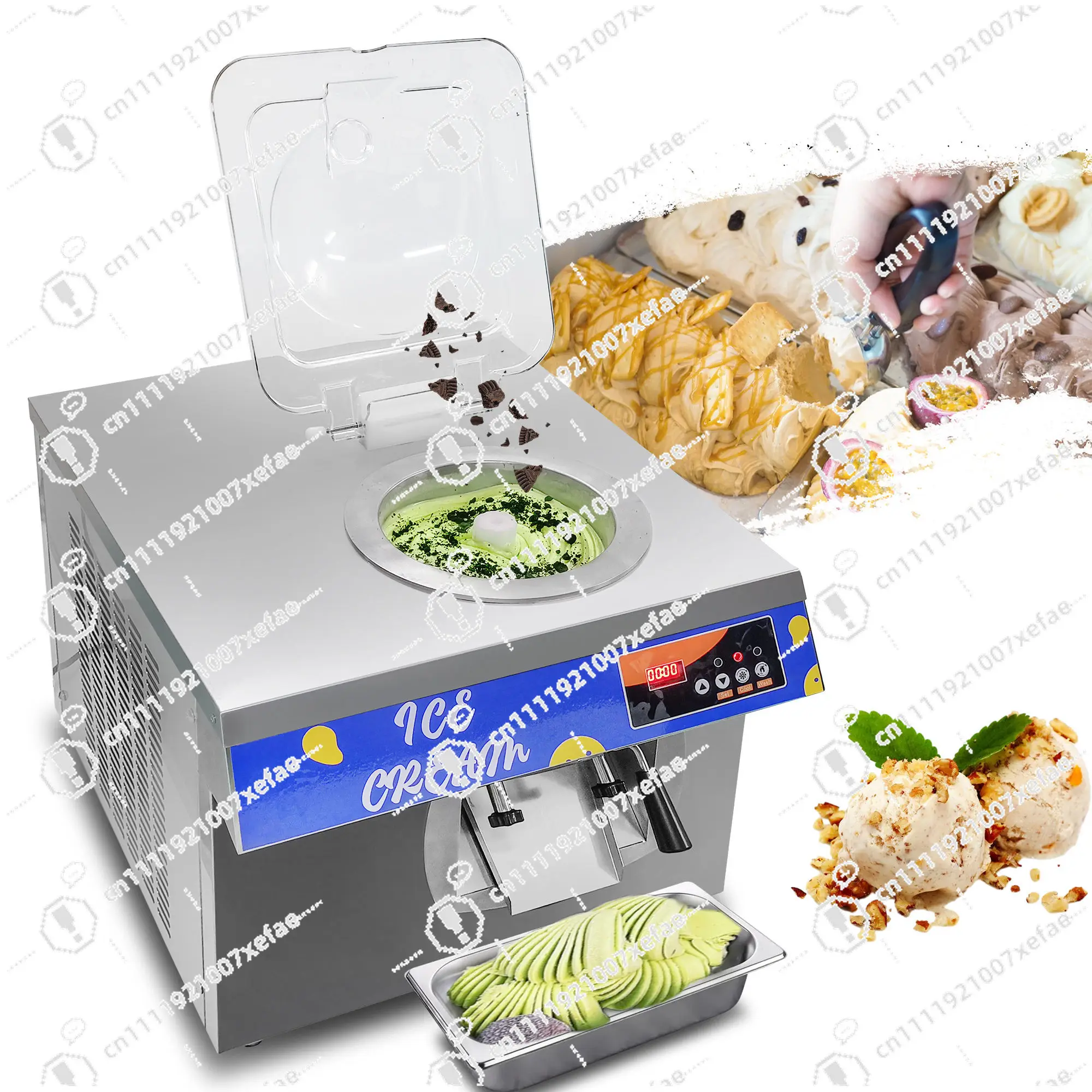 Italian Handmade Ice Cream Maker Gelato Batch Freezer Maquina De Helados Commercial Hard Ice Cream Maker for Sale