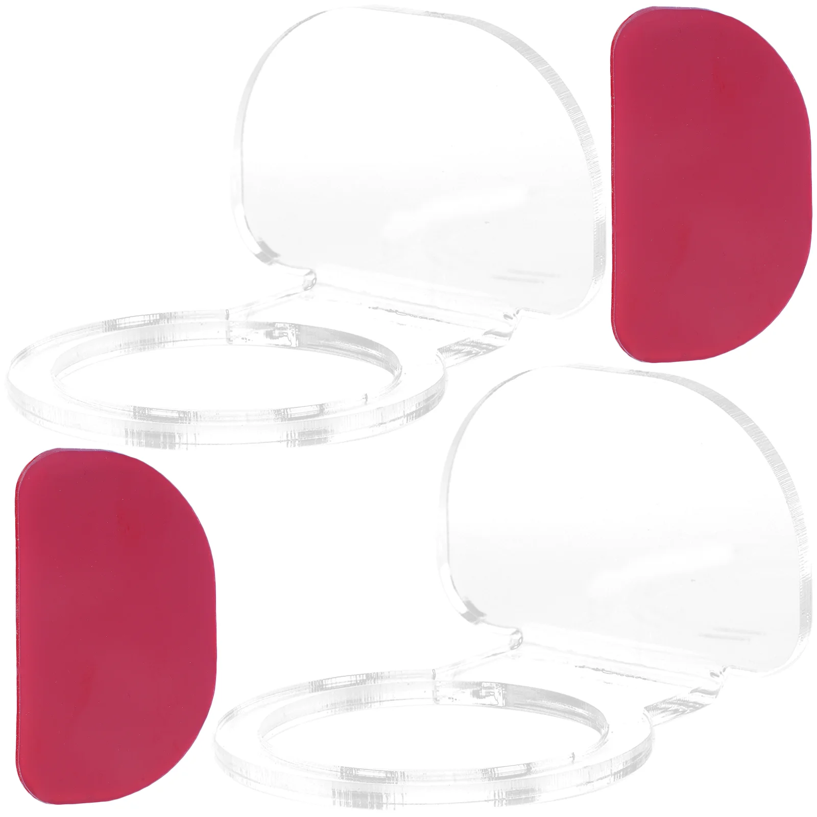 2 Pcs Softball Baseball Bracket Display Holder Tennis Storage Racks Durable Stand Household