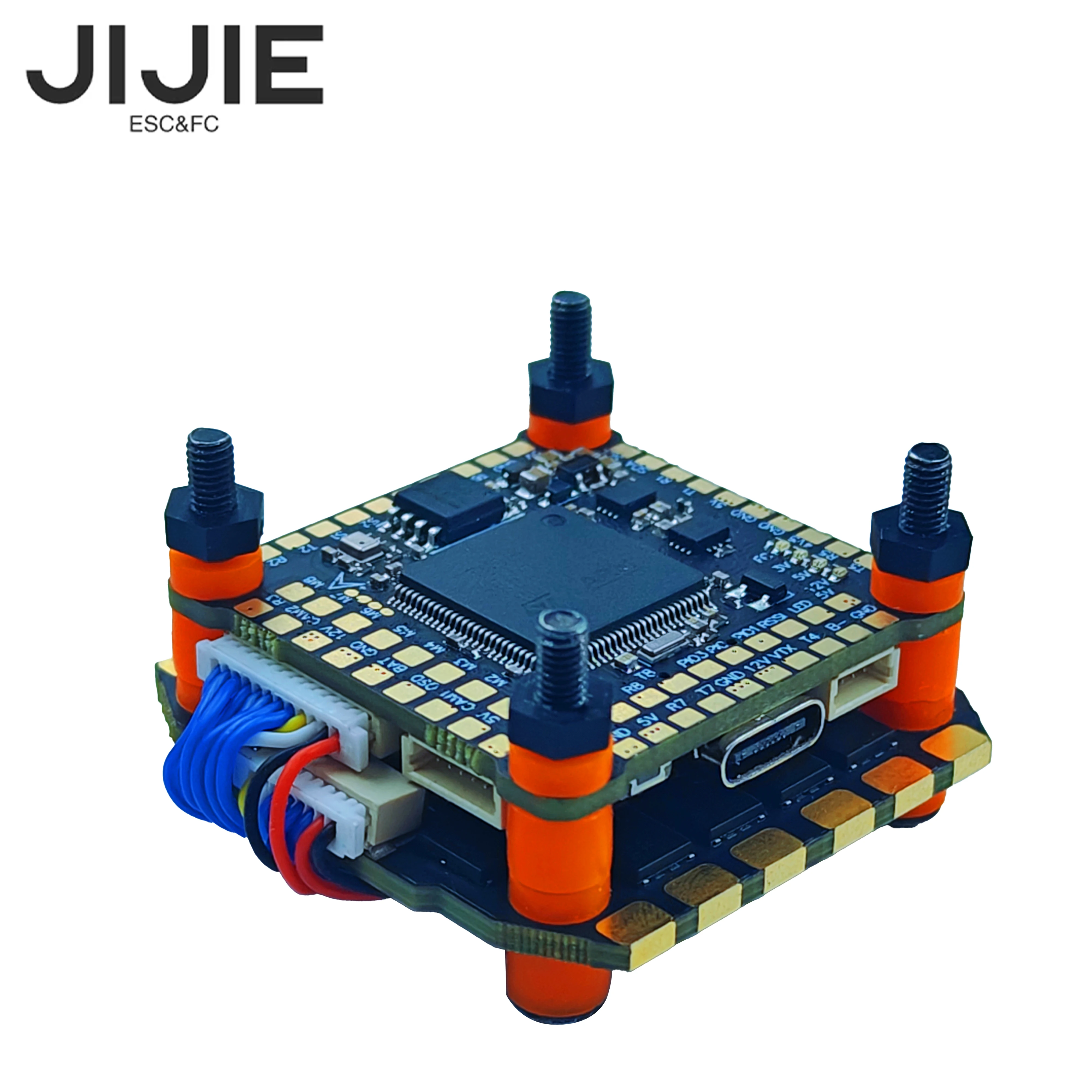 JIJIE FPV Original H7 H743 FC controlador de vuelo pila 3-8s 70A 60A 55A 4 en 1 ESC sin escobillas para DJI RC FPV Drone piezas de bricolaje