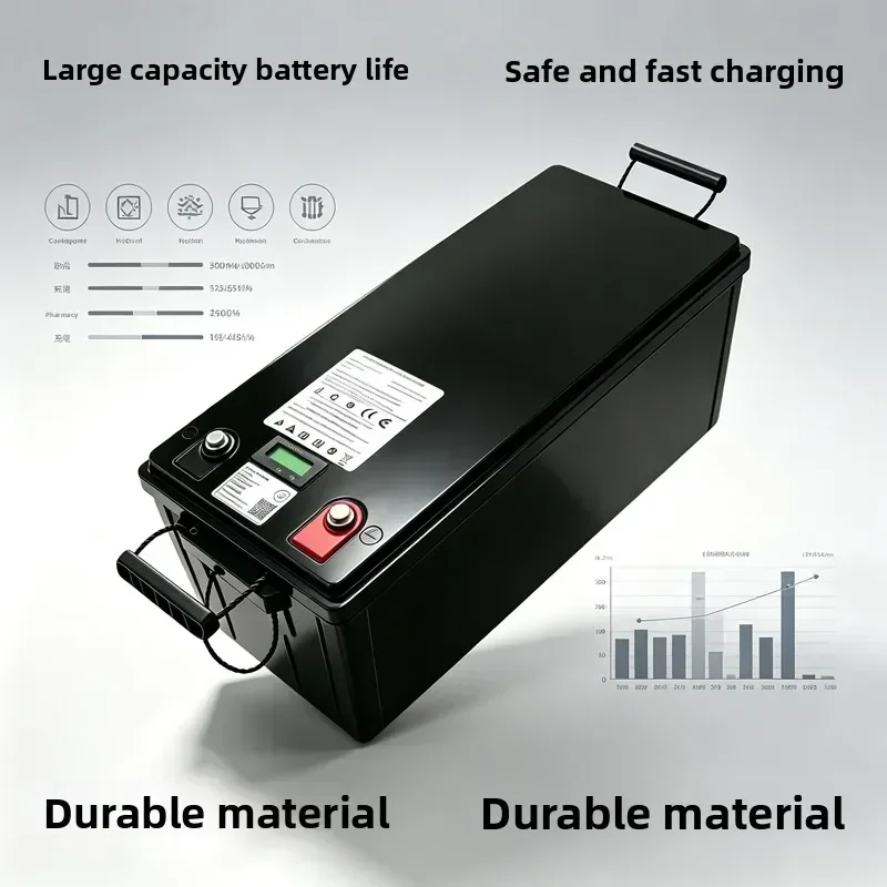 JUN NENG LI 60V 100Ah 150AH Li-ion Lithium Battery for Solar System Hybrid Electric Vehicle Golf Cart with10A Fast Charger  Powe