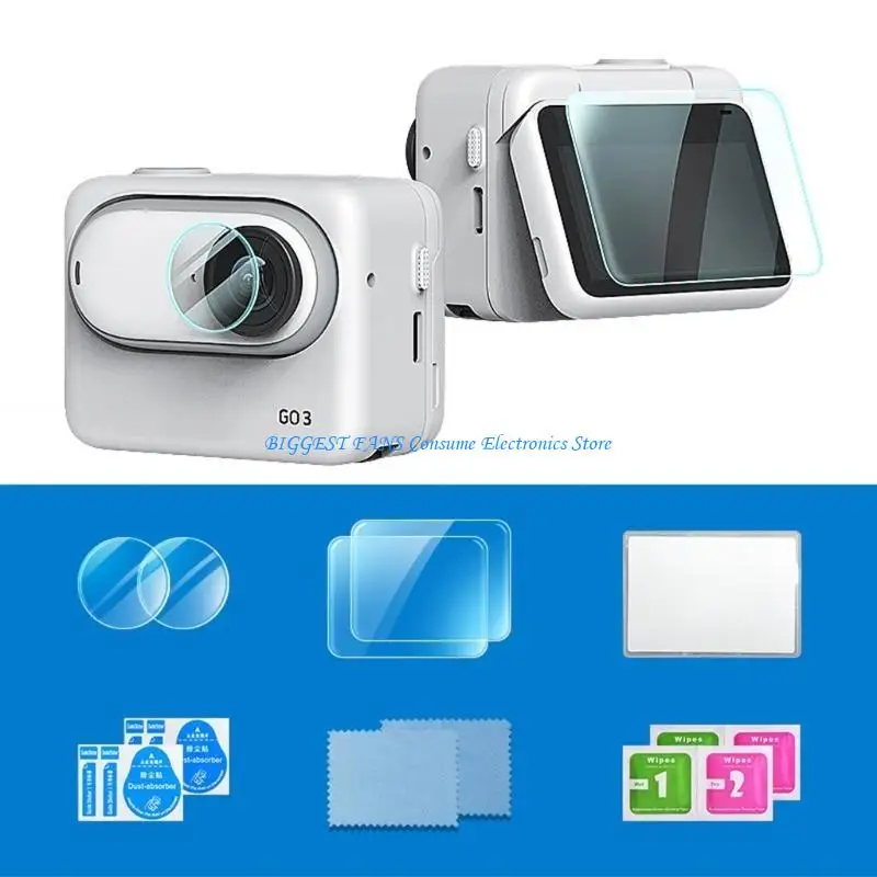 Premium High Transparency Shatterproof Tempered Glass Film Guard Anti Fingerprint Scratch Resistant For Miniature Camera