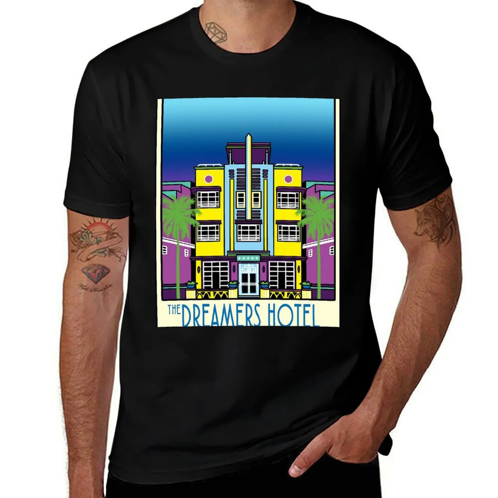 Enter Shikari The Dreamers Hotel updated T-Shirt Large Size Basic Casual T-Shirt