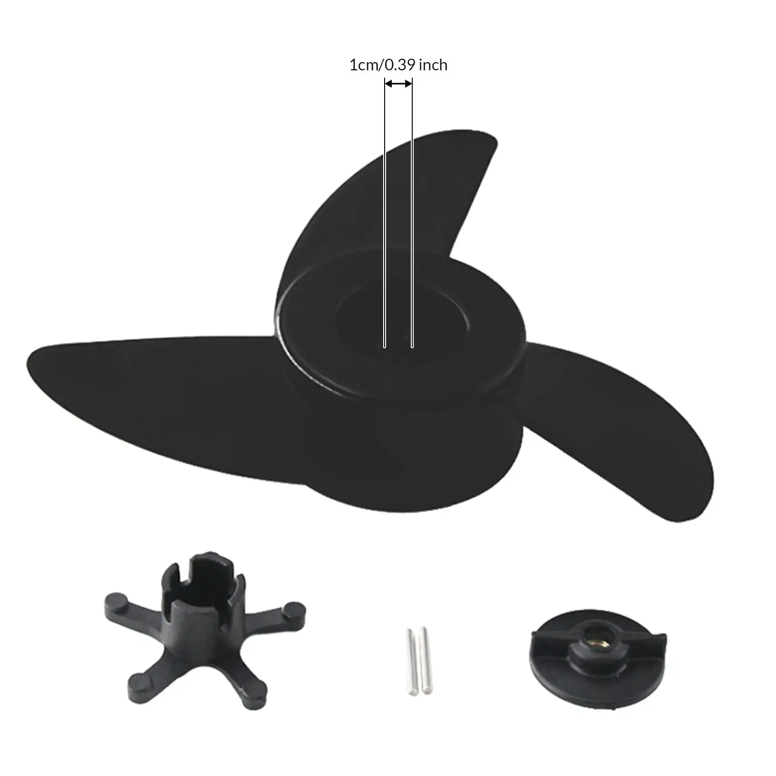 دائم مركبة بحرية المروحة ثلاثة شفرات البلاستيك محرك كهربائي المروحة لملحقات ET44L ET54L D65 #6