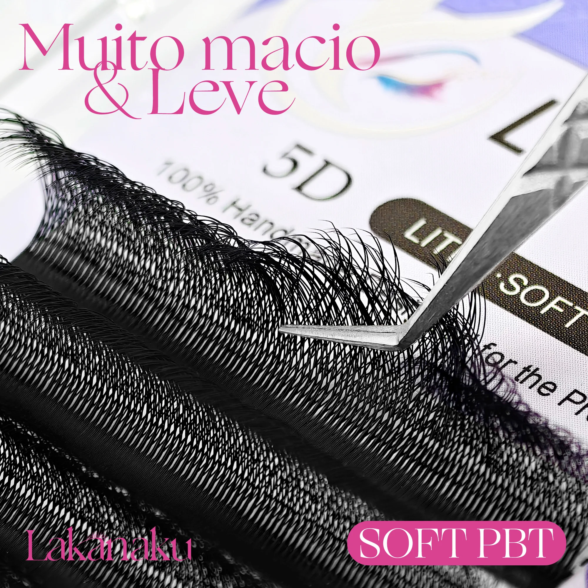 Lakanaku YY Lashes 2D 3D 4D 5D 6D W-Form Wimpernverlängerungen Volumen Vorgefertigte Fächer Falsche Wimpern De Cilios YY Wimpern-Trays – Detail 10