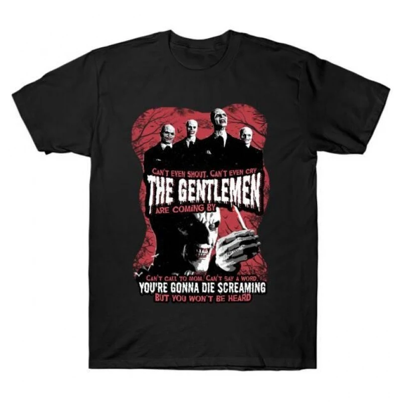 The Gentlemen from Buffy The Vampire Slayer Gift t shirt 100% cotton Crew Neck Short Sleeve Graphic clothes All size tops S-6XL