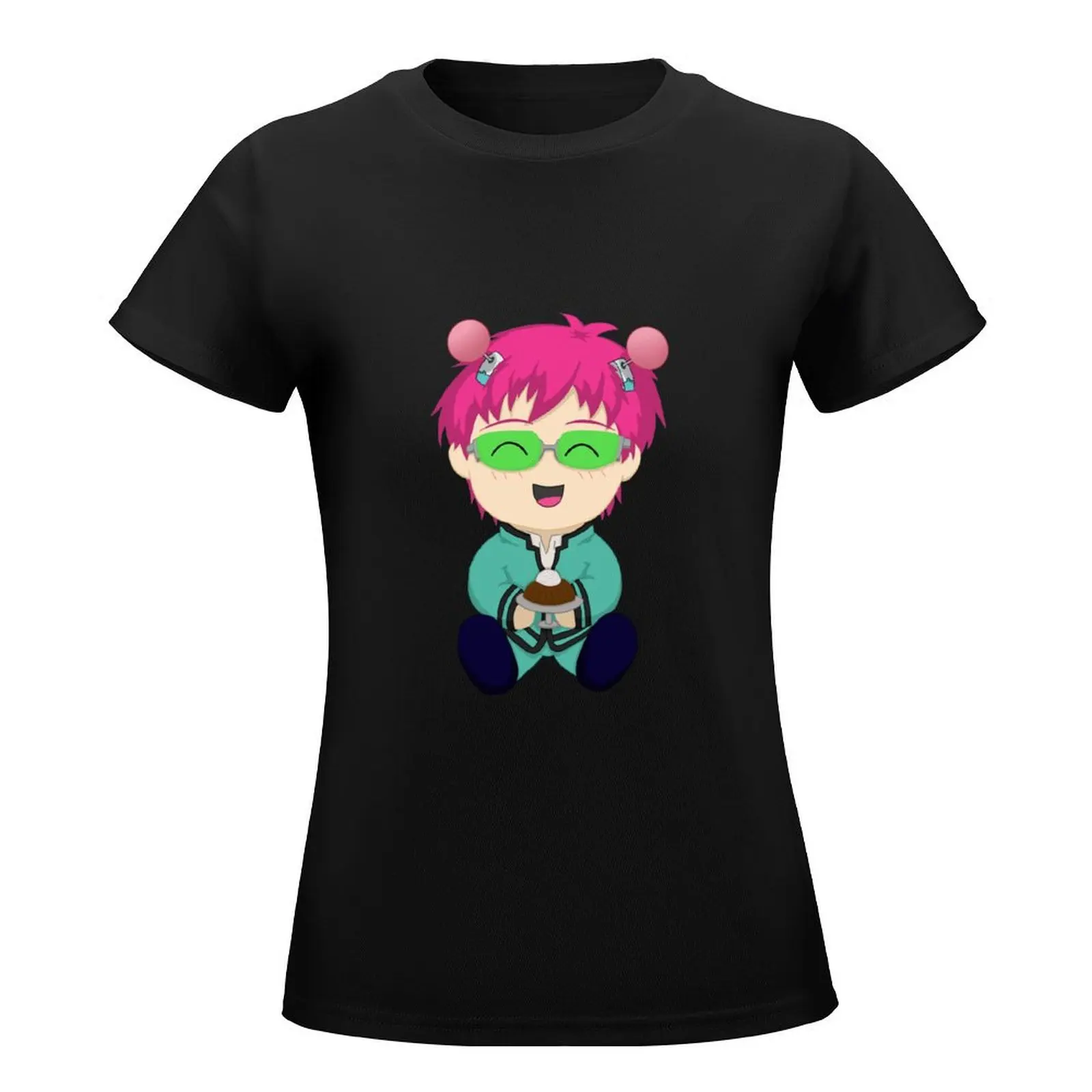 Saiki Kusuo-Kaffee Jello T-Shirt koreanische Mode Dame Kleidung T-Shirt Kleid für Frauen plus Größe sexy