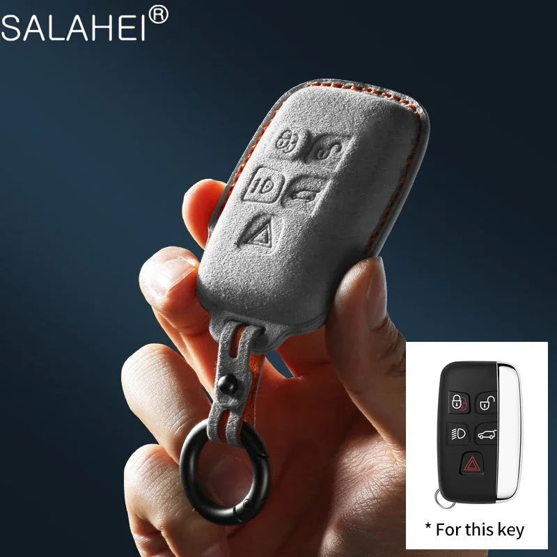 Car Remote Key Case Cover Shell For Land Rover Range Rover Sport Evoque Freelander Velar Discovery 4 Keychain Interior Accessory