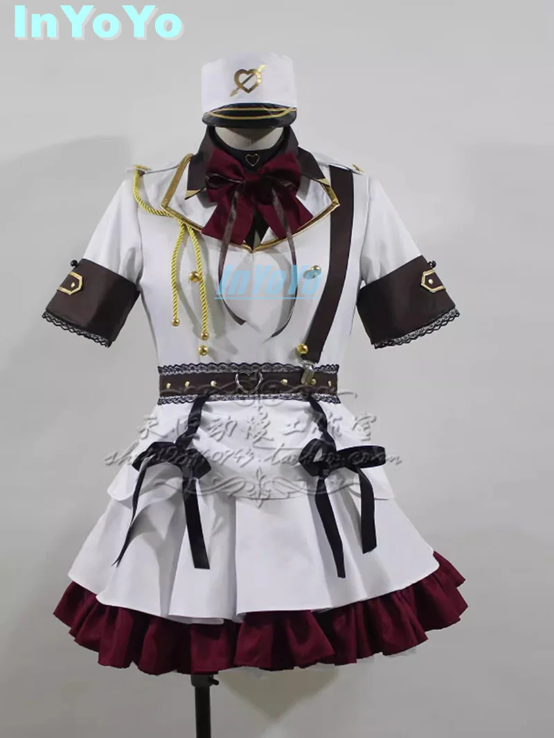 InYoYo Hinano Tachibana Cosplay VTuber VSPO Costume Lovely Dress Uniform Suit Women Men Halloween Party Outfit S-XXL Customized