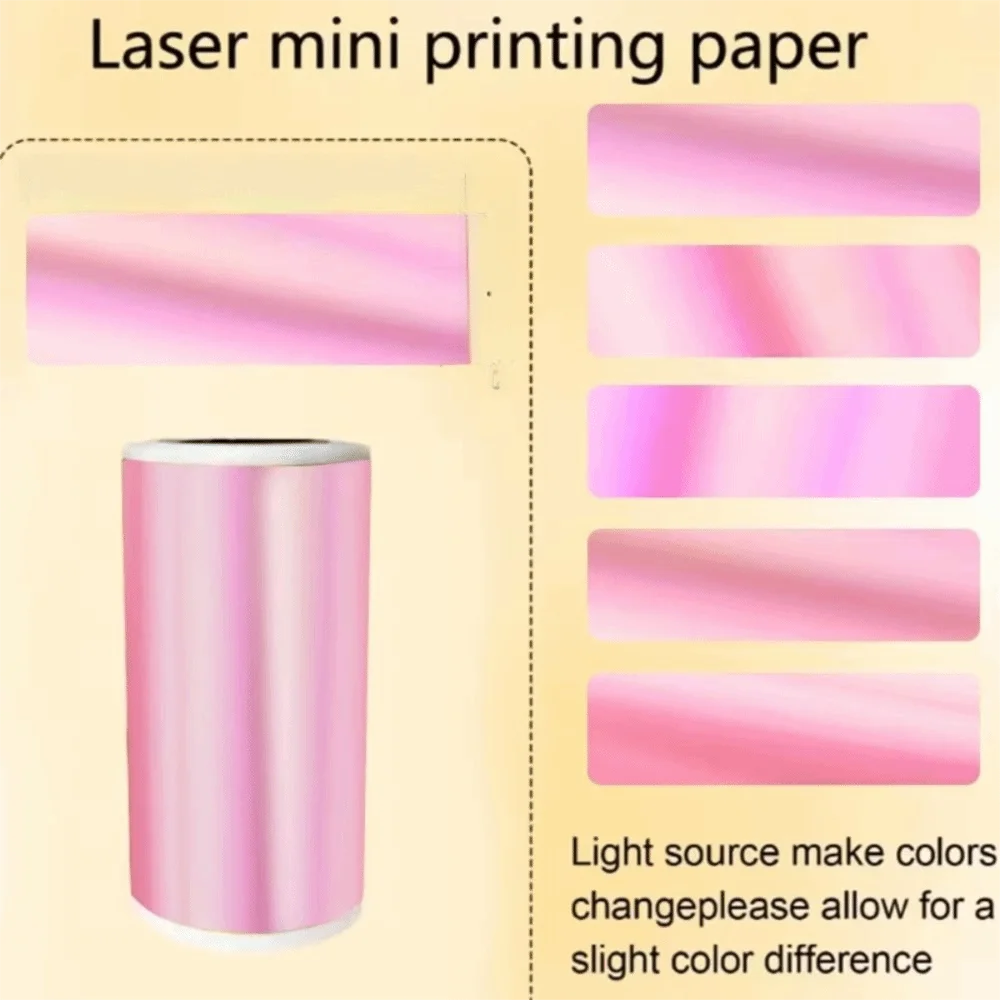 Papel Térmico de Color HD, Colores Vibrantes, Acabado Suave Premium, Papel Térmico Holográfico Brillante, Colores Duraderos