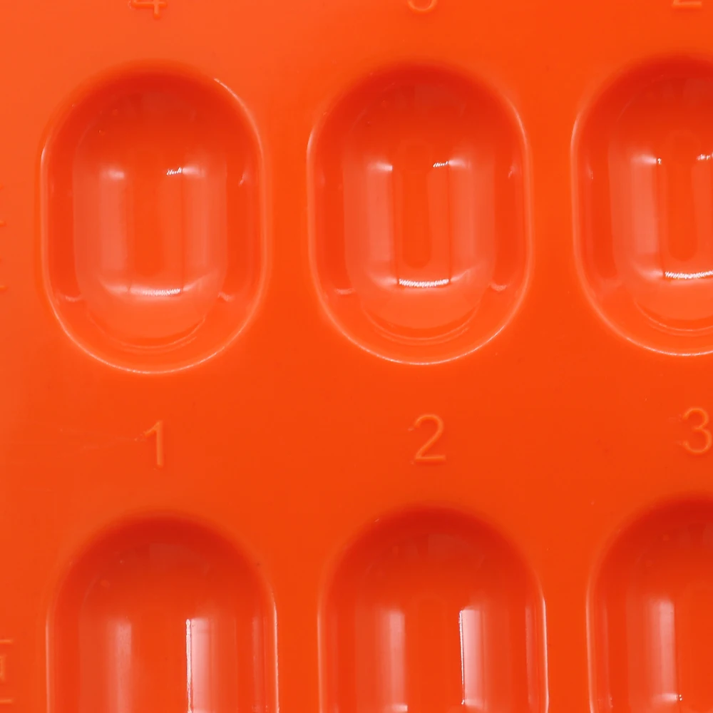 19 Holes Dental Shading Light Box Resin Dentist Material Teeth Shading Veneer Storage Box Color Toning Case Dentistry