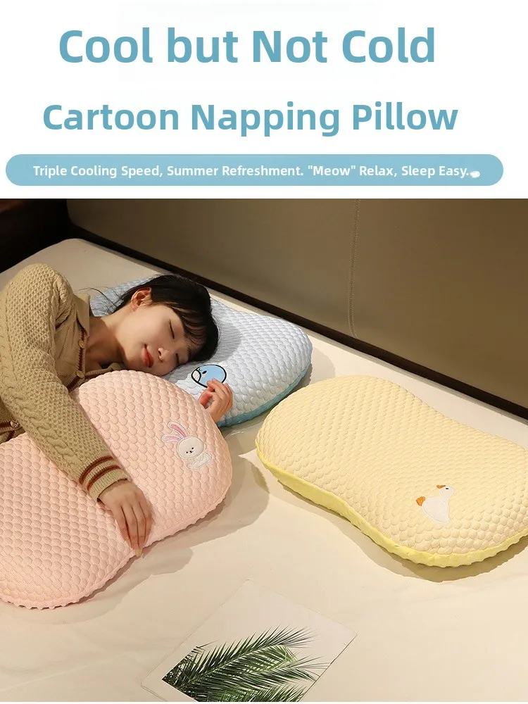 

Cartoon Memory Foam Belly Pillow Children's Bed Head Sofa Lumbar Support Pillow Ne Cuion Nap Pillow Multifunctional Therapy