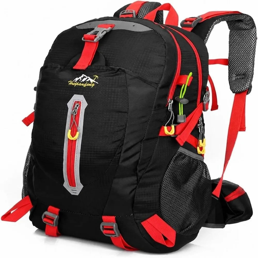Foldable 40L Hiking Backpack Comfortable Straps Laptop Compartment Travel Daypack Nylon Hydration Daypack Climbing