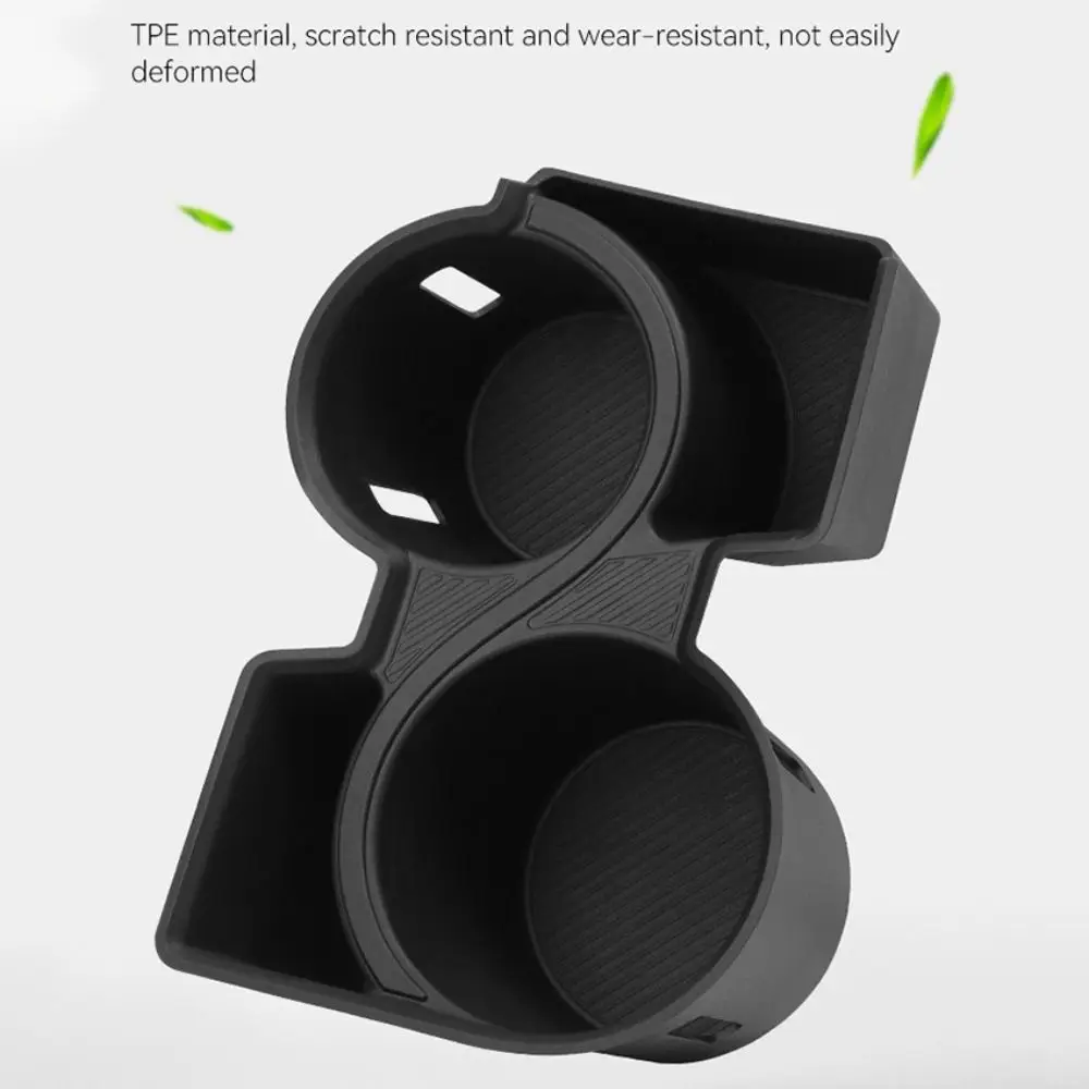 Anti-Slip Water Cup Holder Shock-Absorbing Limit Beverage Drinks Holder Central Control for Kia EV9 2024-2025