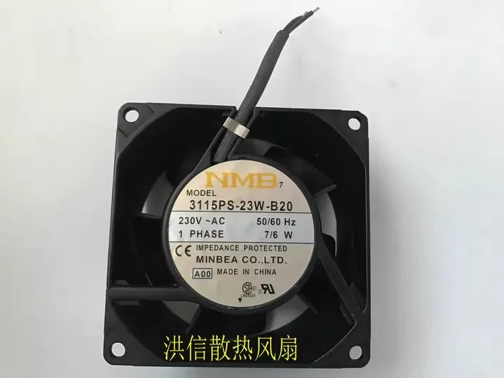 

Free shipping original 3115PS-23W-B20 AC230V 7/6W 80 * 80 * 38MM outlet type
