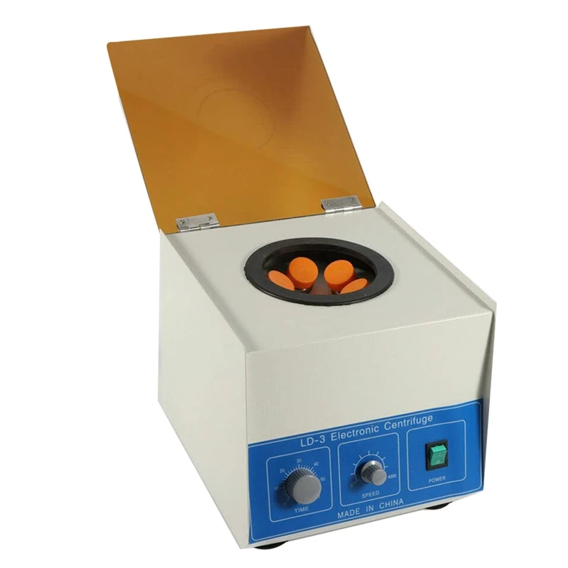 LD-3 4000Rpm Electric Benchtop Centrifuge,Lab Benchtop Centrifuge Machine Capacity, Lab Practice Machine 6X50ml US Plug