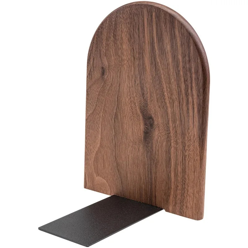 

Black walnut solid wood bookstand, baffle bookholder, fixed book, creative ins wind vertical