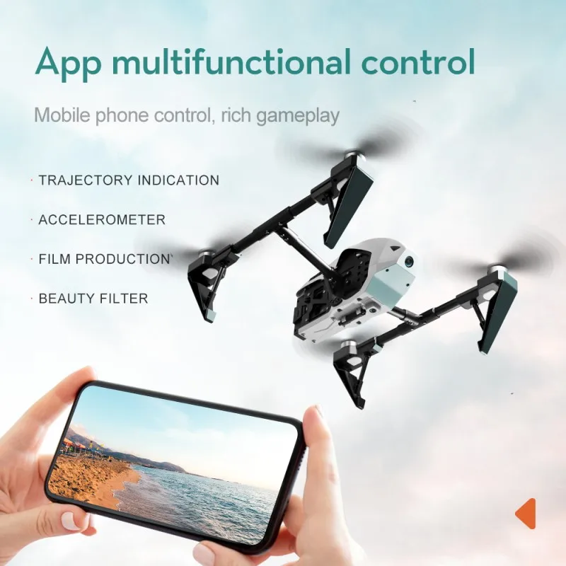 Nowy s66 Mini Drone 4K Professinal 8K HD podwójny aparat 5G WIFI szerokokątny optyczny przepływ lokalizacji bezszczotkowy silnik zdalnie sterowany