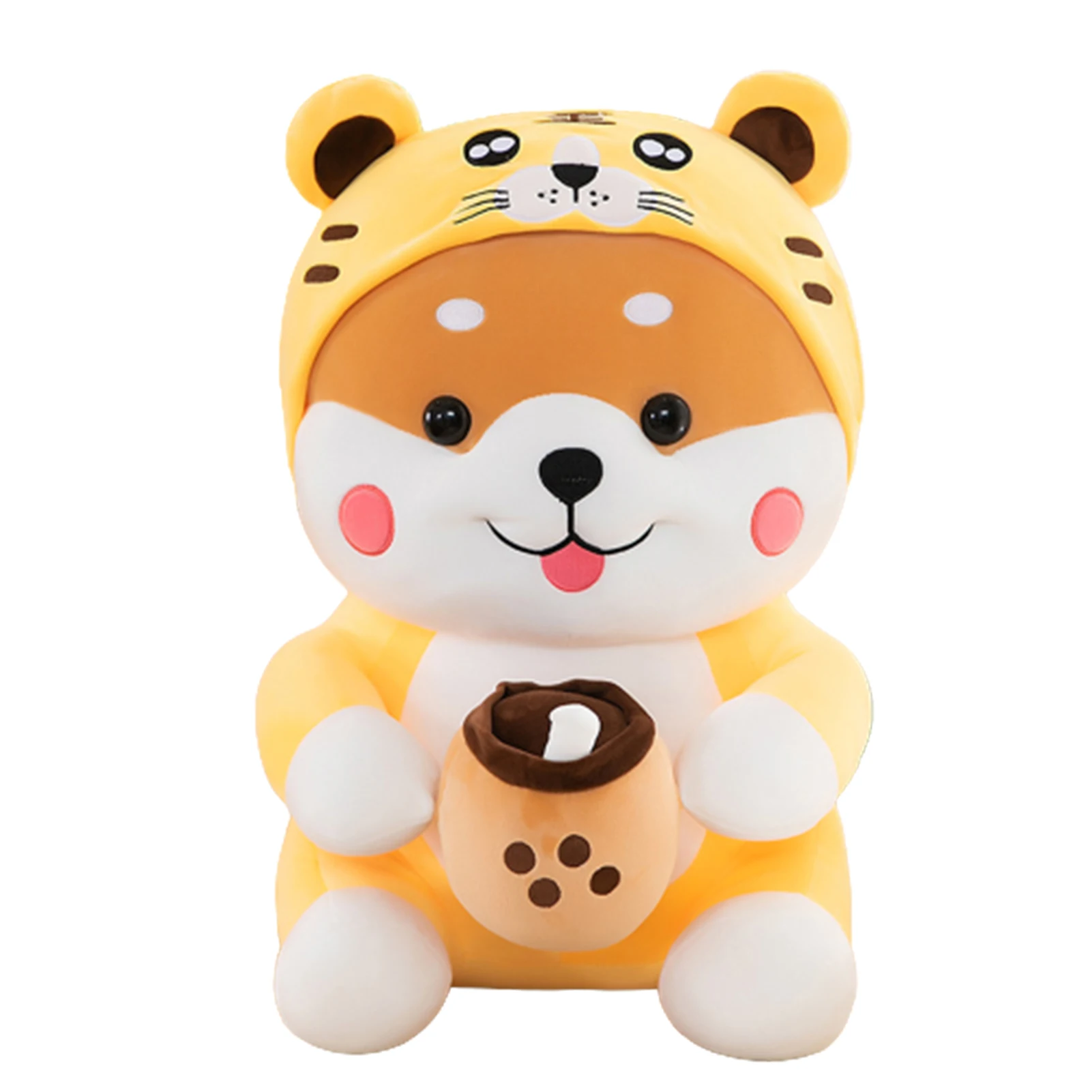 Adorable Shiba Inu Plush Doll Soft Stuffed Toy Kid Hugging Pillow 35cm
