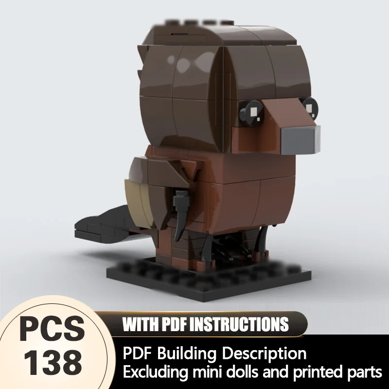 

Creators Animal Series Model MOC Building Bricks Balaur Bondoc Modular Technology Gifts Holiday Assemble Children Toys Suit