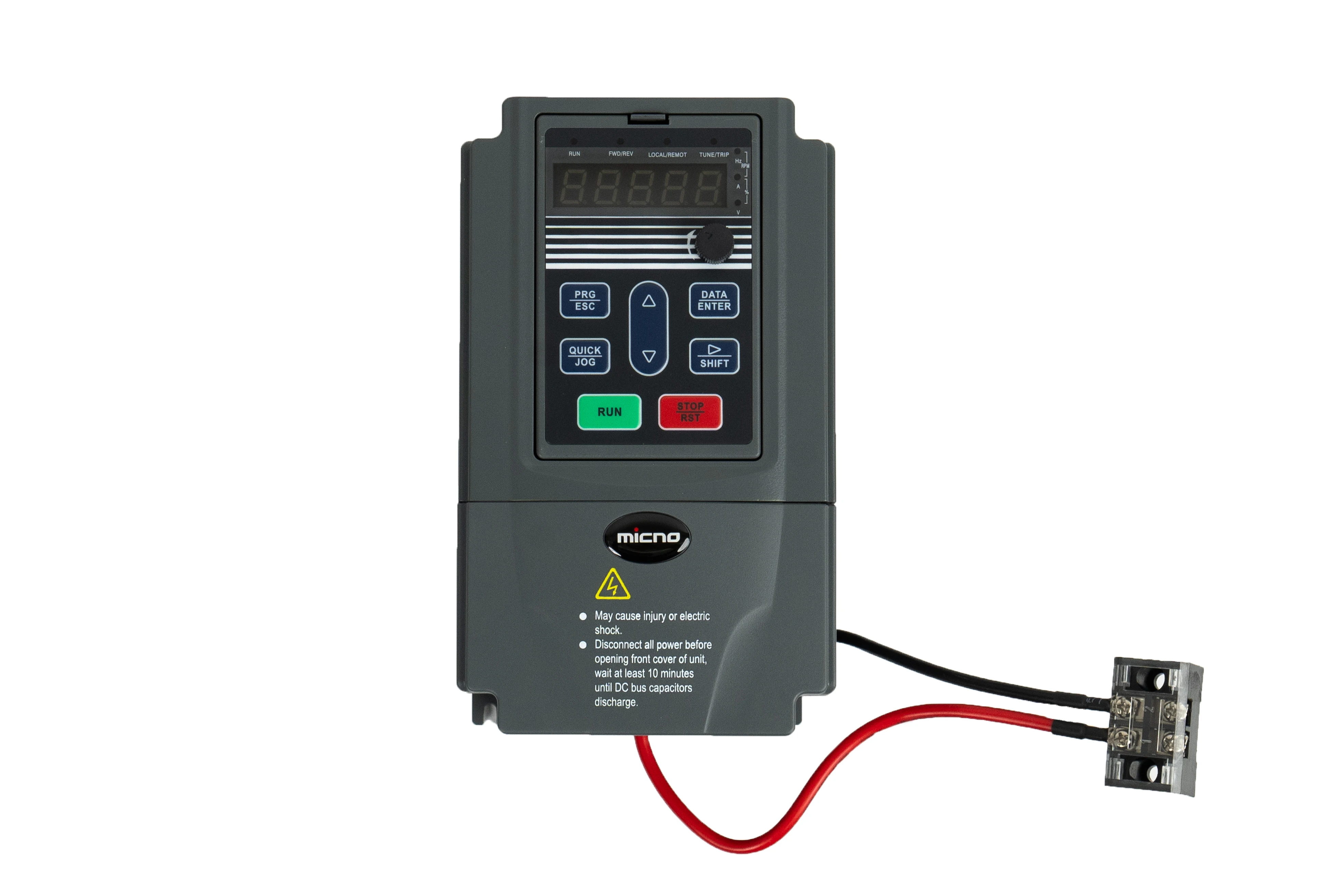

Micno Popular Variable Frequency Drivers Single Phase 220v to 3phase 380v 5.5kw 7.5hp Converter for Ac Motors LCD LED Optional