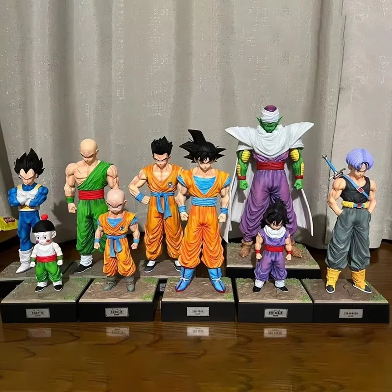 ドラゴンボール Gk アンリミテッド Z フルセット戦士孫悟飯悟空ピッコロトランクスクリリンアニメフィギュアマンガシーンコレクション模型玩具