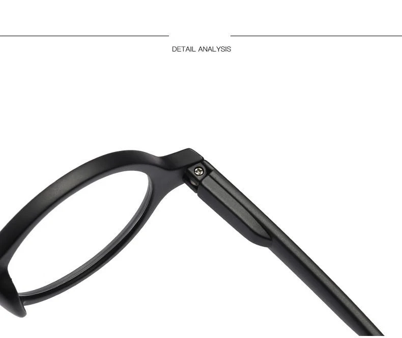 Sighttoo Vintage-Lesebrille mit rundem Rahmen für Damen, leichte Brille für Herren, Dioptrien +1+1,5+2+2,5 – Detail 2