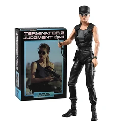 NECA-figura de acción de Terminator 2, juguete de modelo coleccionable de PVC, día del juez, Sara Connor