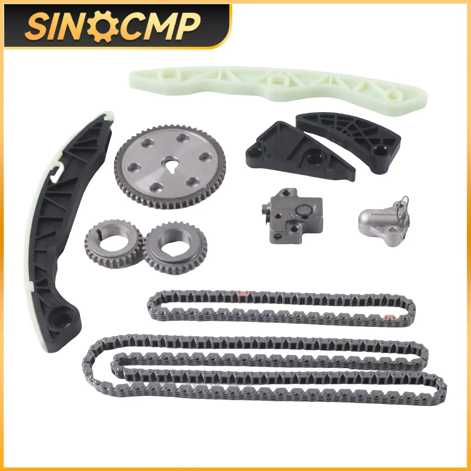 

Timing Chain Kit Fit 06-10 Hyundai Sonata Kia Rondo Optima Forte 2.4L DOHC G4KC Professional Automotive Replacement Parts
