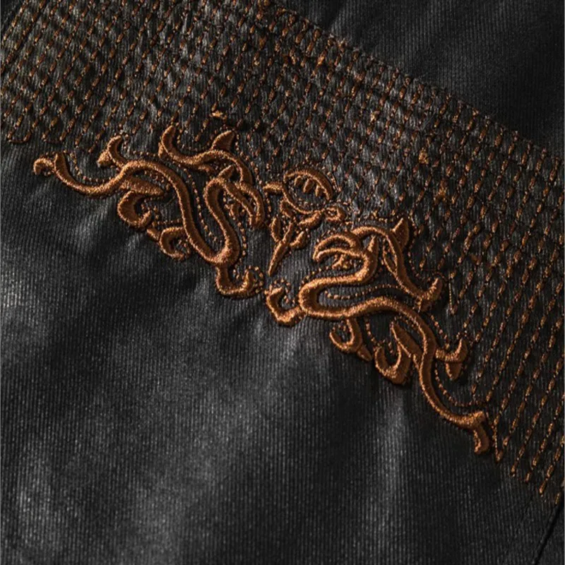 معطف حريري Yunsha قميص كاجوال على الطراز الصيني ملابس خارجية بأكمام قصيرة للرجال