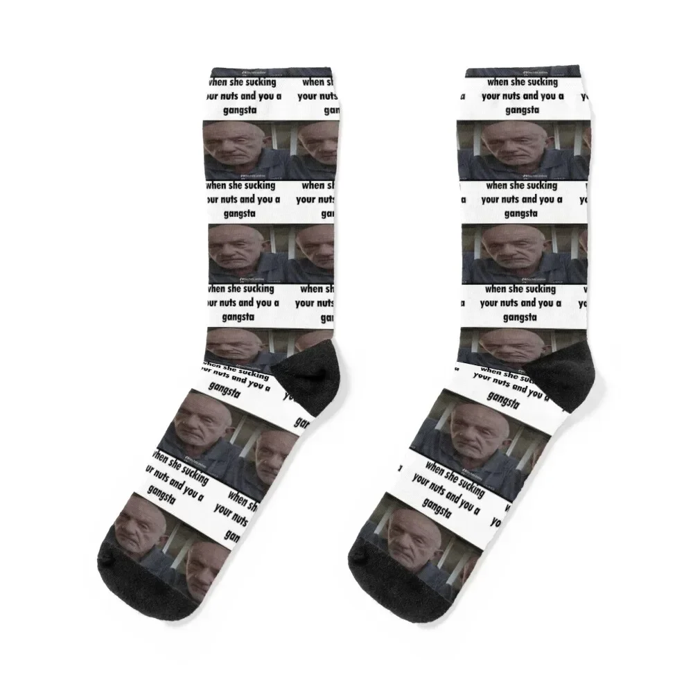 mike from breaking bad gangsta Socks golf Sports bright garter Mens Socks Women's