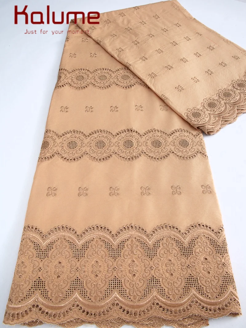 

Kalume Nigeria Cotton Lace Fabric Cloth Material African Men African Soft Fabric High Quality Men Material for Man Garment F4432