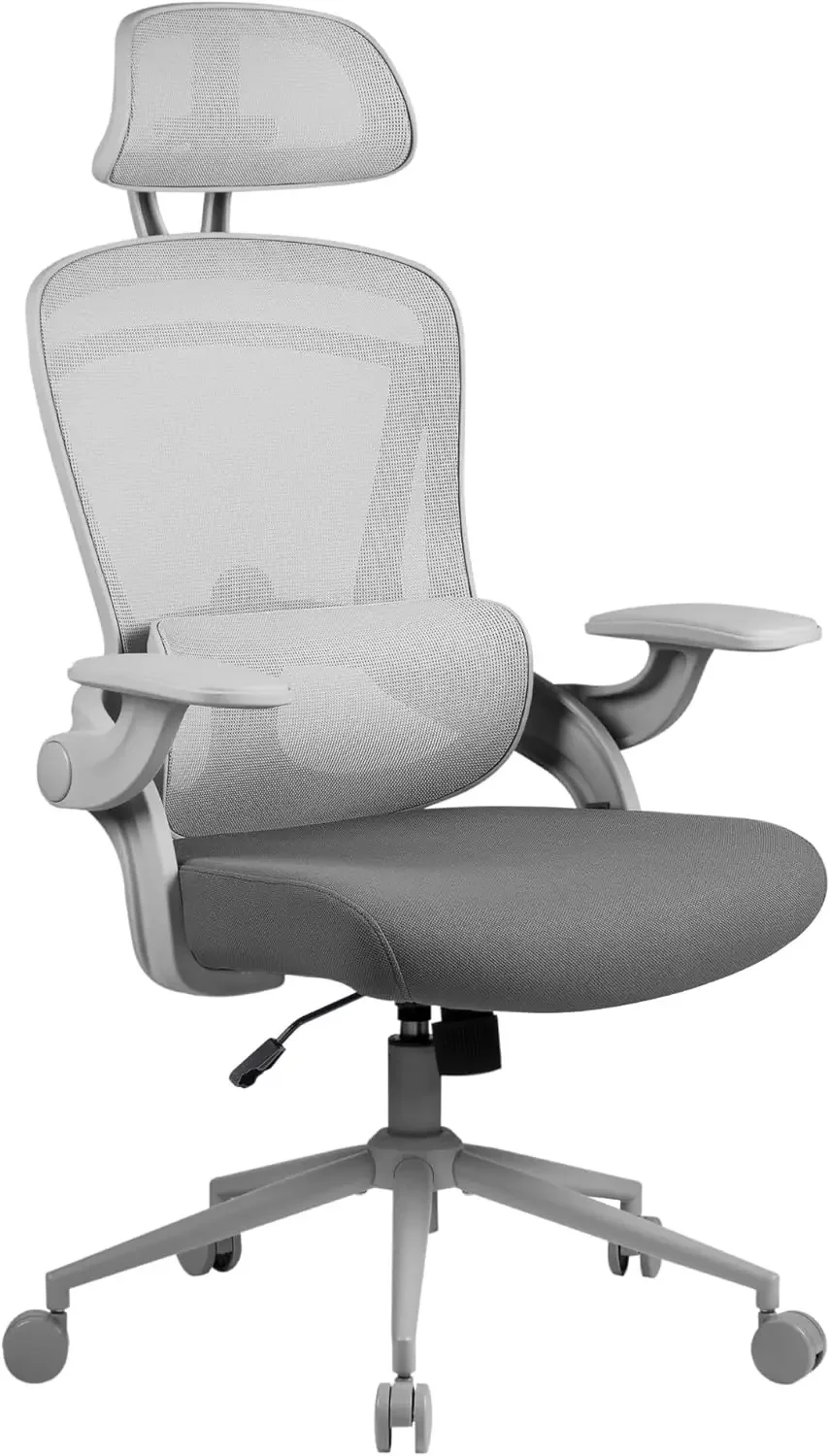 Ergonomic Mesh Office Chair High Back Adjustable Lumbar Support Headrest and Armrest, Comfy Desk Chairs Swivel Computer