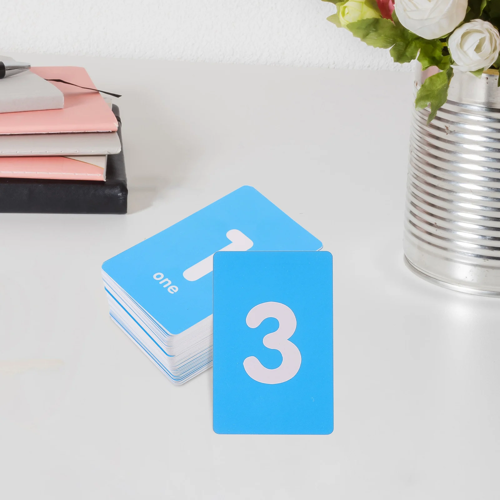 

50Pcs Numbered Digital Cards Wear-Resistant Table Number Labels for Home Office Desk Farmhouse Seating Arrangement