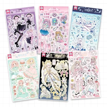 Autocollant œil de chat ange rick, étiquette créative décorative, bricolage, Guka