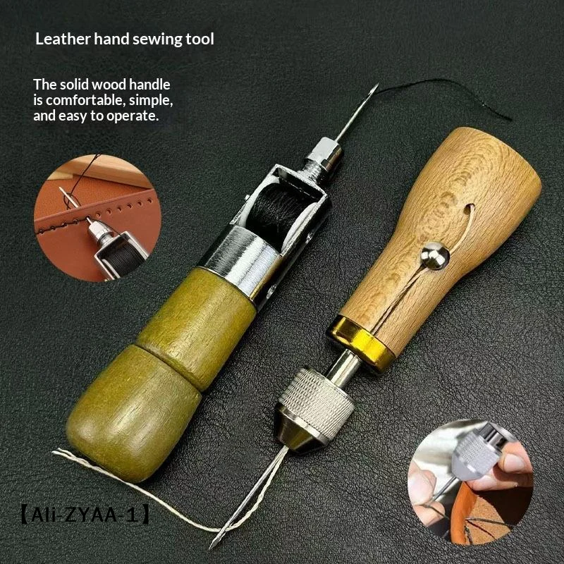 Leather Tooling Kit - طقم أدوات خياطة الجلد اليدوية مع