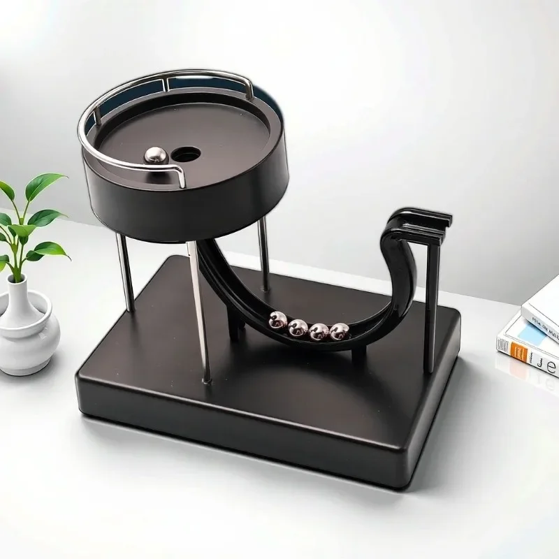 Physical ornament technological sense permanent ornament small ball circulation perpetual motion machine model