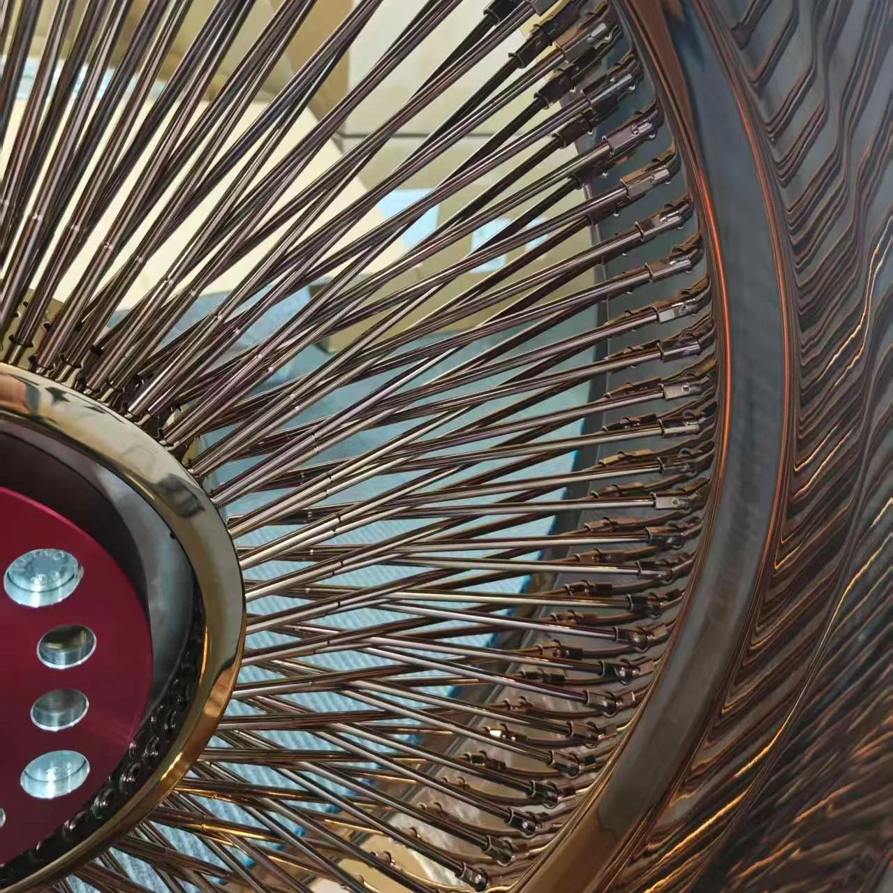 Rose Gold 5x120 5x127 Bolt Pattern Center Gold 20 22 24 26 Golden Wire Wheels Chrome 150 200 Spoke Wire Wheels