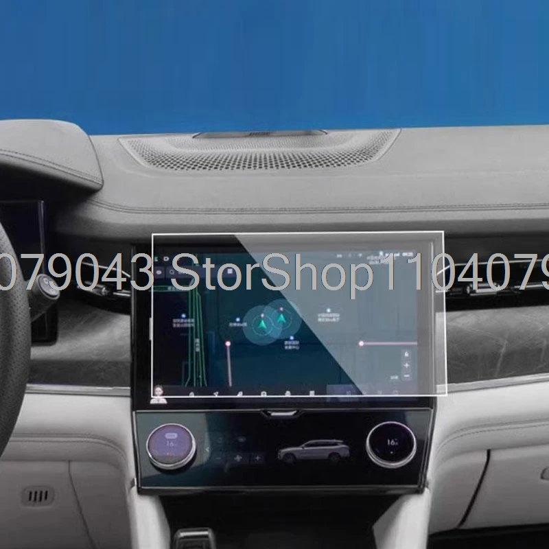Tempered glass protector film For Lynk&Co 09 2021-2024 12 inch LCD car radio gps Navigation touchscreen anti-scratch film