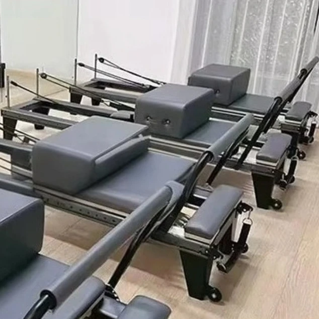 Corrector de Pilates de Venta Directa de Fábrica, Reformer de Yoga Comercial de Aluminio, Pilates 3 en 1 de Aleación de Aluminio