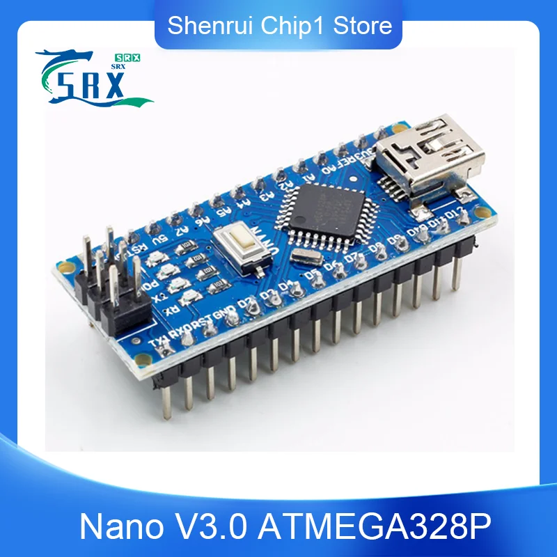 Mini Type-C Nano V3.0 ATmega328P Microcontroller Board for Arduino CH340 USB Driver 16Mhz Nano V3.0 ATMEGA328P