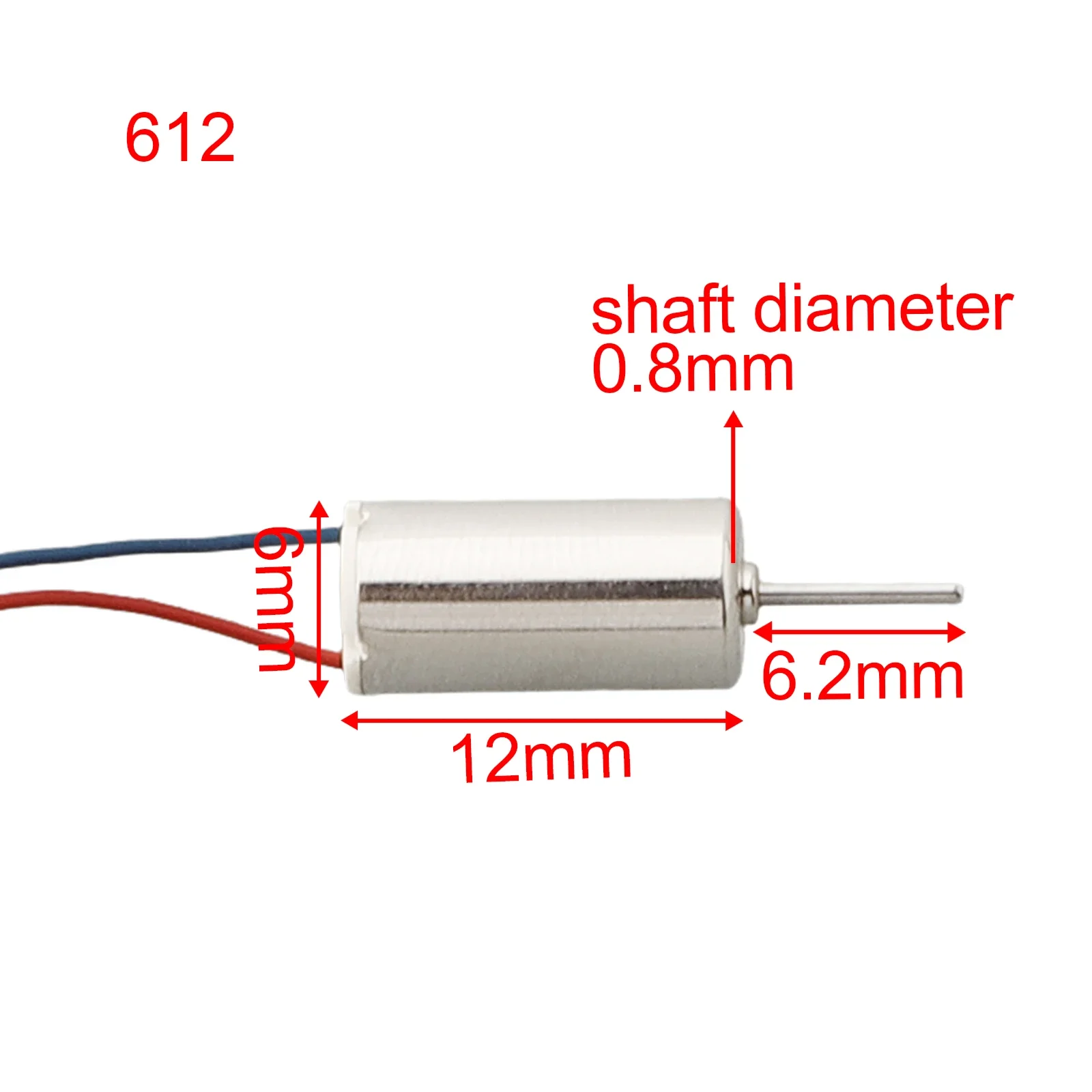 DC3 7V Hollow Cup Coreless Motor For RC HM Models 612 614 716 Speed Range 40000 50000rpm Compact Shaft Diameter For RC Models