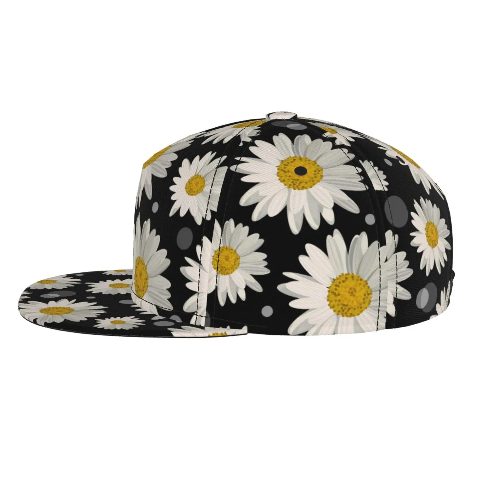 Daisy Floral Baseball Caps for Women Cute Daisy Fashion Trucker Hat Ladies Casual Adjustable Hat