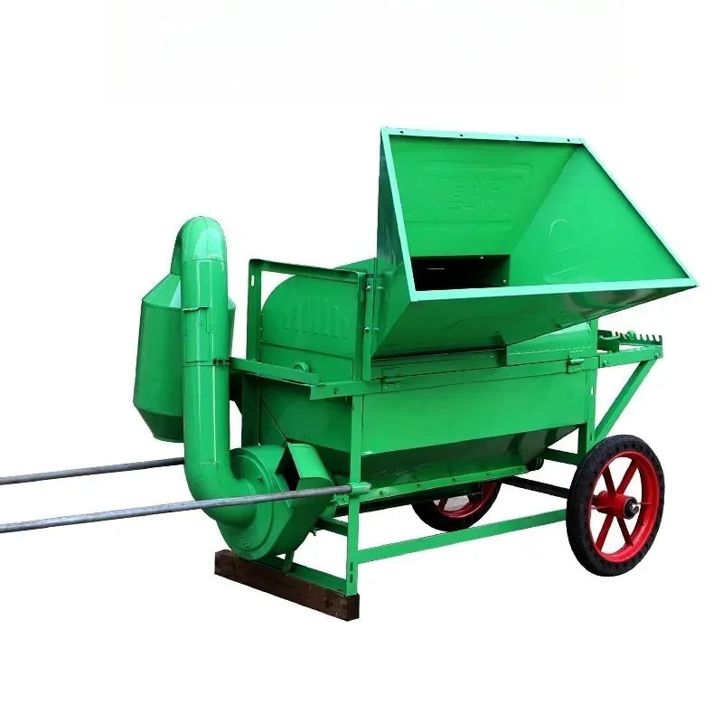 

Double drum small rice thresher agricultural rice sorghum