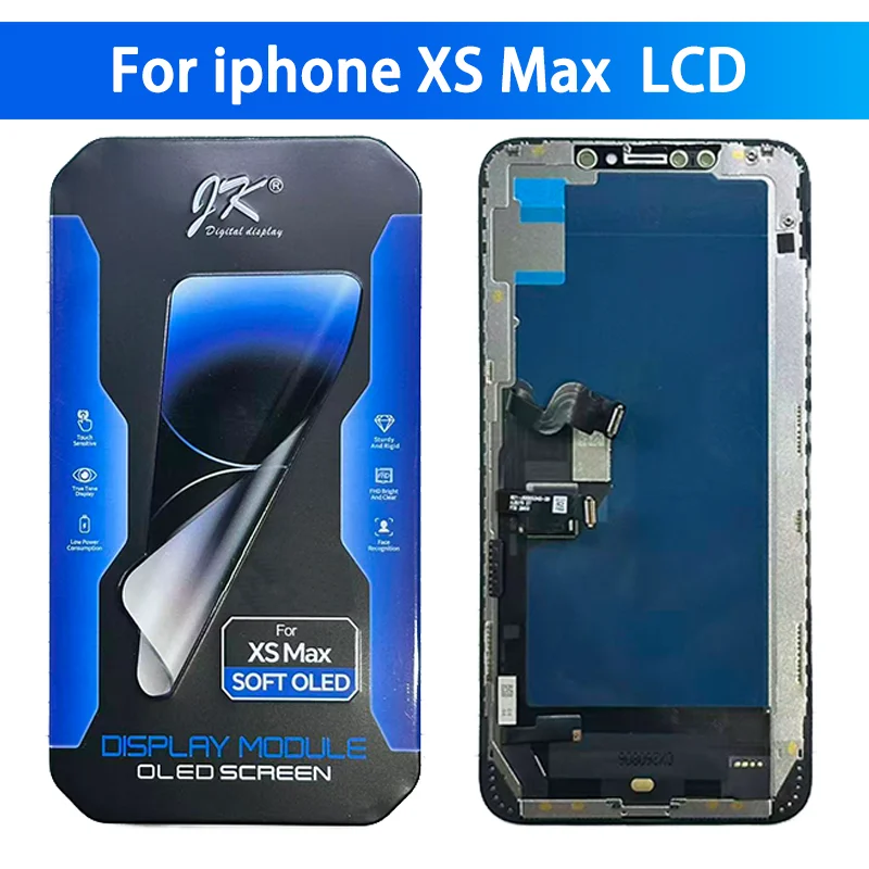 JK Series Soft OLED Pantalla Replacement For iPhone XS 11 12 13 14 15 16 17 Plus Pro Max LCD Touch Screen Digitizer Assembly