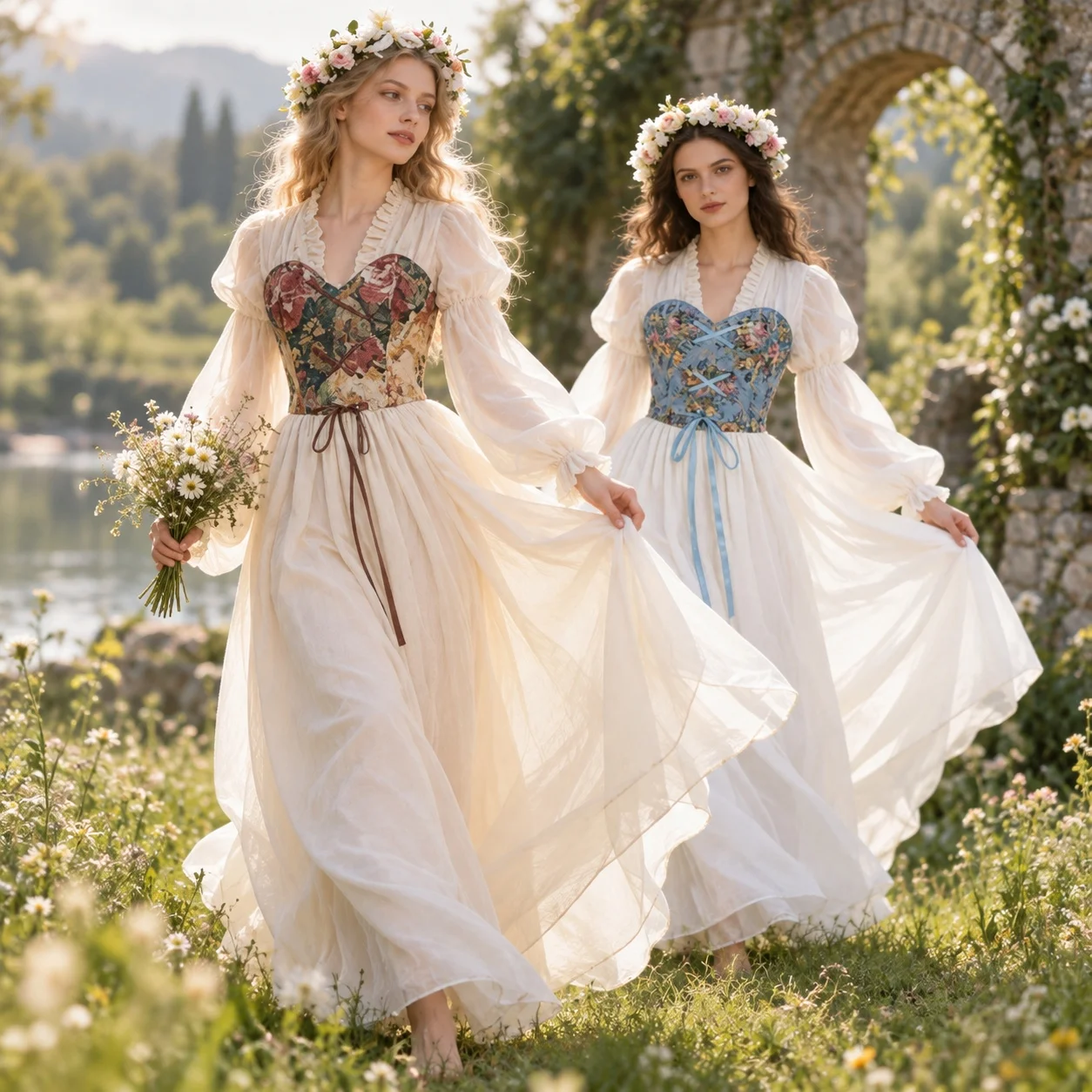 Robe corset de style Renaissance avec taille cintrée, robe de fée pour spectacle médiéval, costume de scène sur le thème de la fantaisie pour hommes et femmes