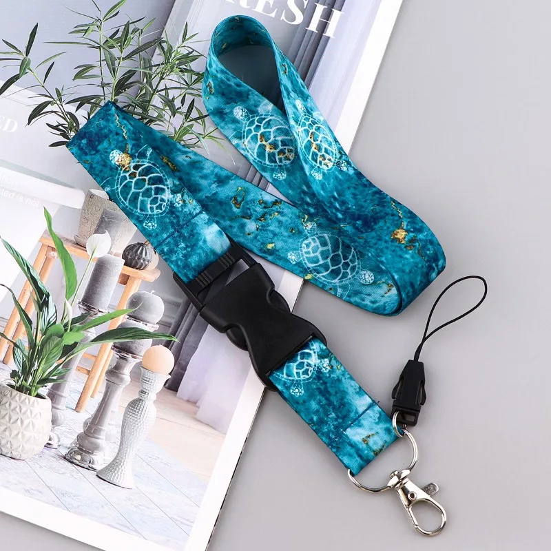 Cartoon Pet Animal Woven Lanyard Card Holder Multi‑Purpose Phone Strap Work Badge Student Campus ID Card Protector
