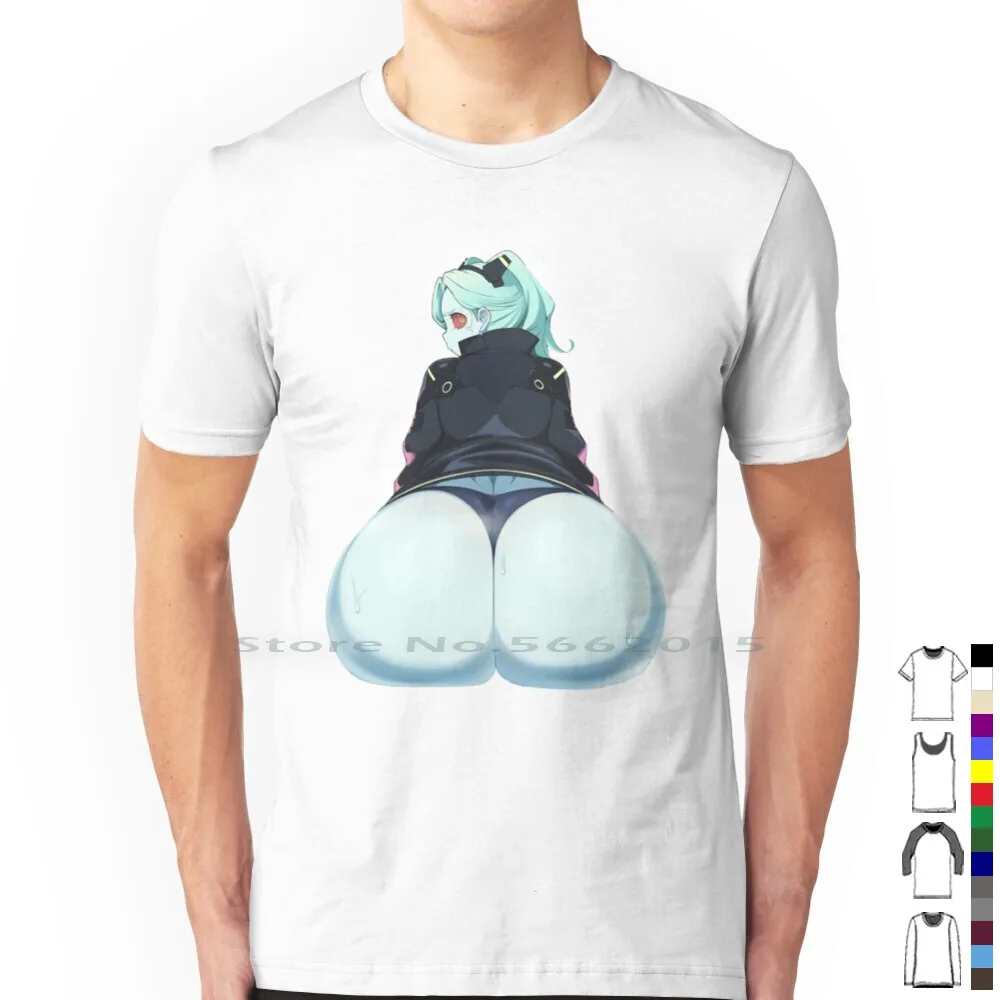 Rebecca Edgerunners Awesome Massive Big Dumptruck Ass T Shirt 100% Cotton Edgerunners Rebecca Rebecca Anime Rebecca Game