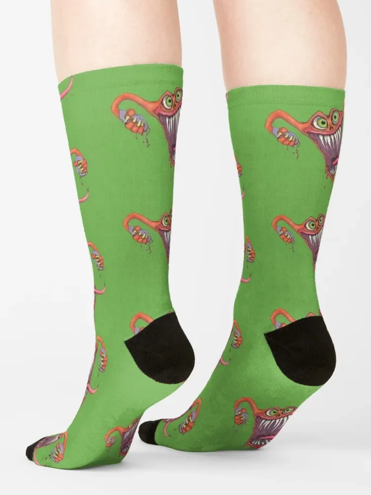 Chaussettes chauffantes Angry Uterus pour hommes et femmes, bas de neige mobiles