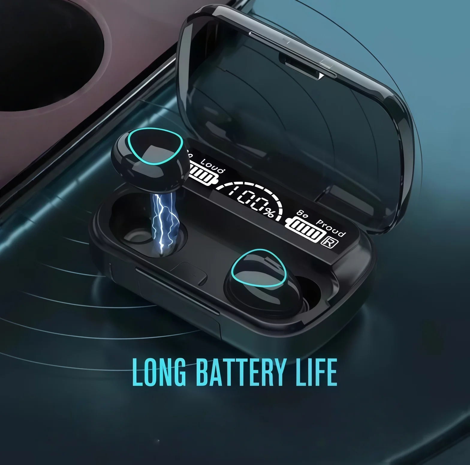 M10 Bluetooth écouteurs mains libres LED affichage casque Bluetooth HiFi stéréo musique sans fil écouteurs étanche casque de jeu