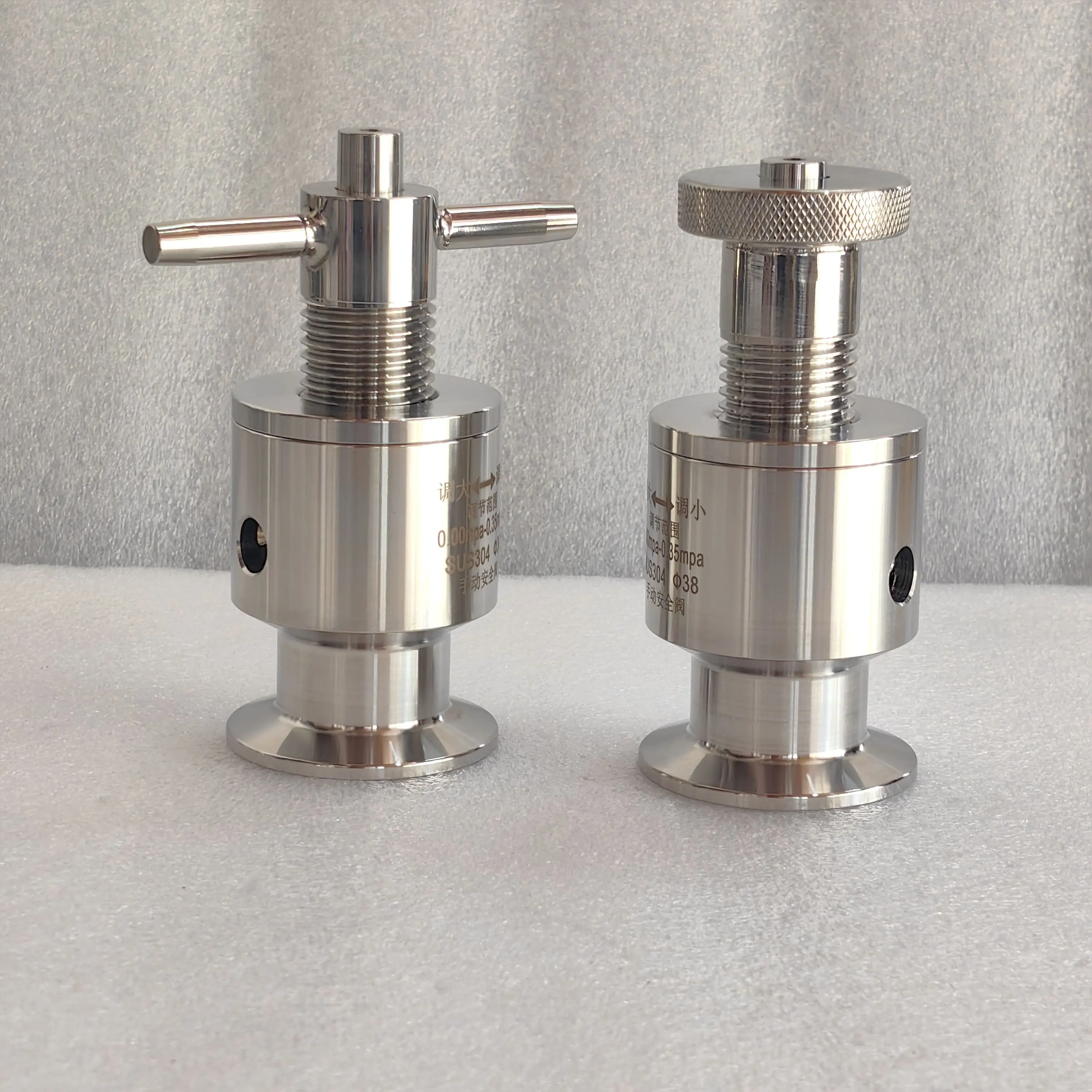 304 stainless steel quick-loading clamp exhaust valve fermenter manual adjustment automatic pressure relief spring safety